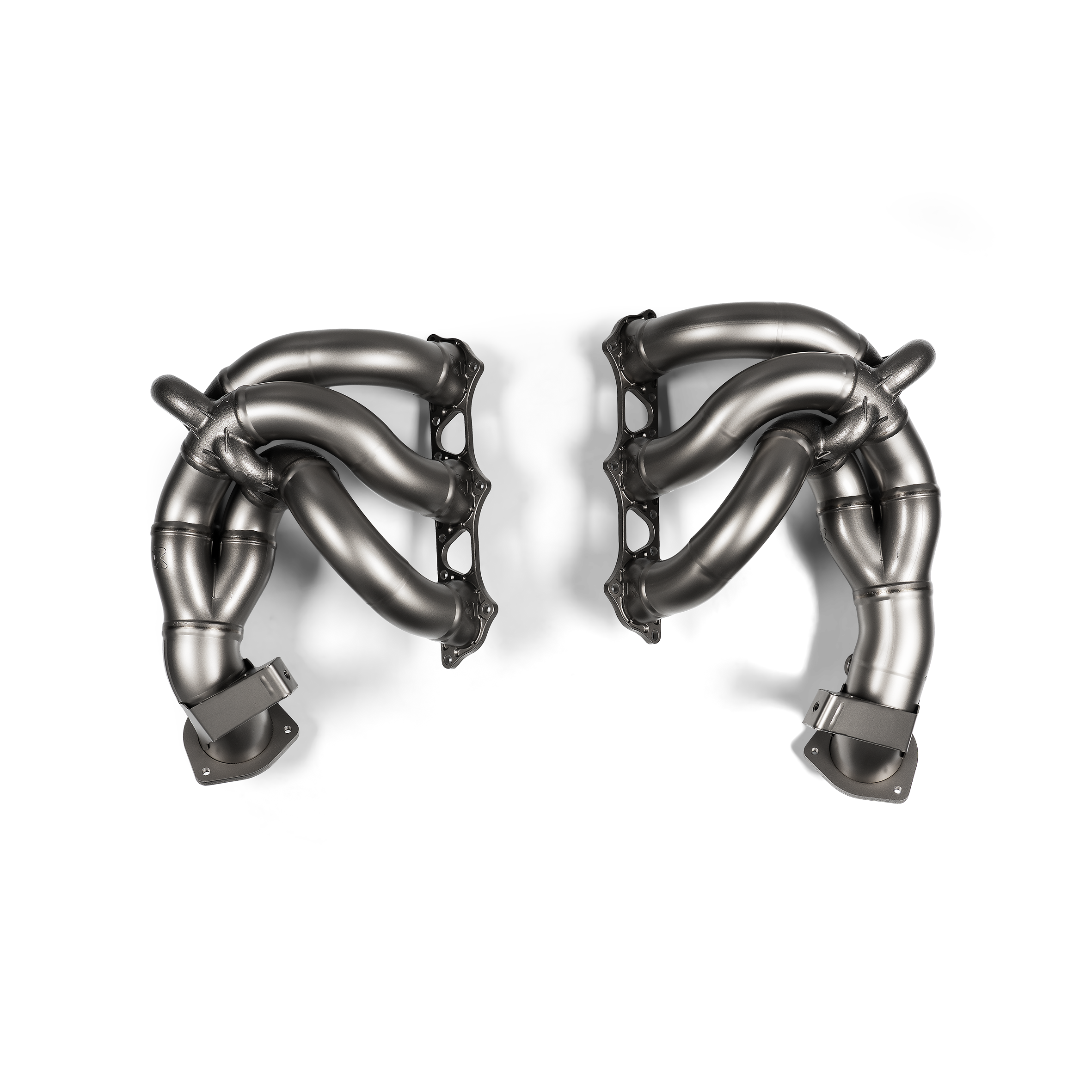 Akrapovič Evolution Header Set (Titanium) - 2022+ Porsche 718 Cayman GT4 RS/Spyder RS