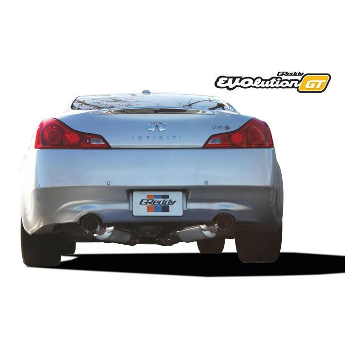 GReddy 07-14 Infiniti G37 Evolution (RWD ONLY) GT 304SS Cat-Back Exhaust - T1 Motorsports
