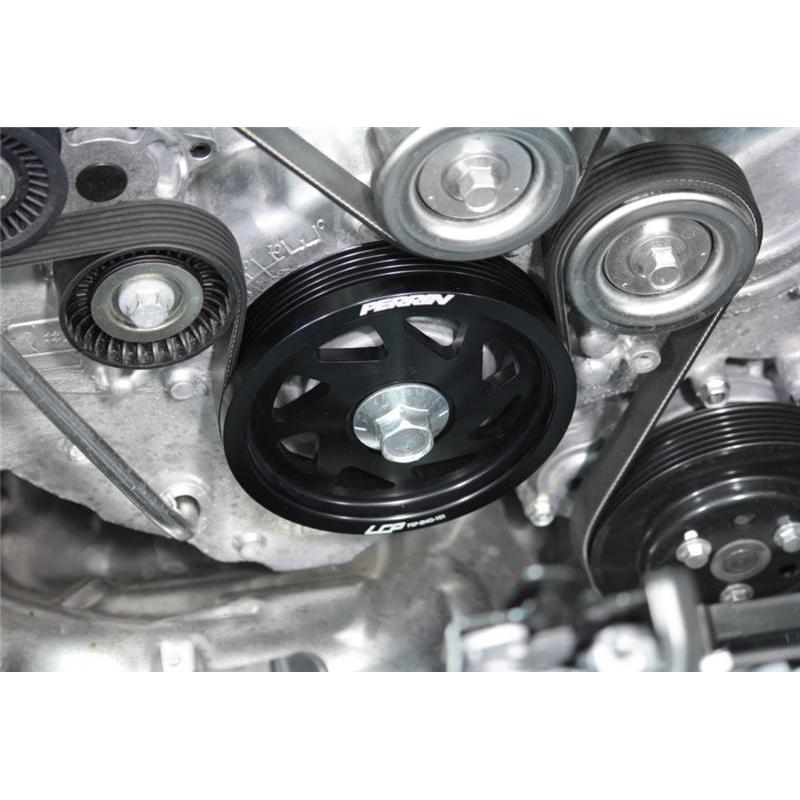 Perrin 13 Subaru BRZ / 13 Scion FR-S / 12-13 Subaru Impreza Crank Pulley - Black