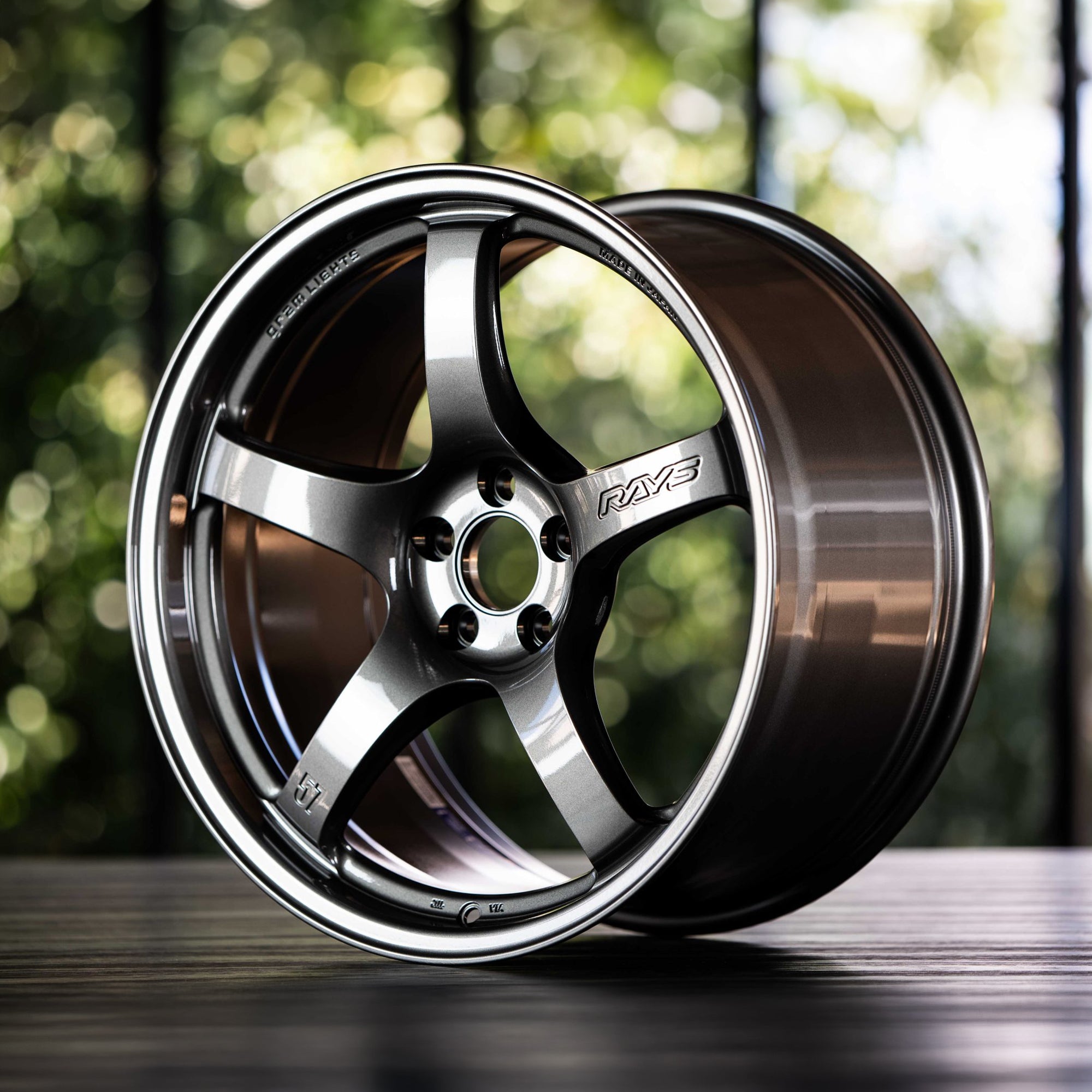 RAYS gramLIGHTS 57CR - 18x9.5 / 5x114.3 / +38 - Hyper Gunmetal (WRX/STI/EVO)