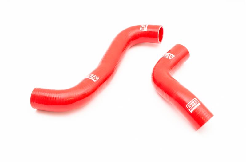 GrimmSpeed 08-14 Subaru WRX / 08-17 Subaru STi / 09-13 Subaru Forester XT Radiator Hose Kit - Red - T1 Motorsports