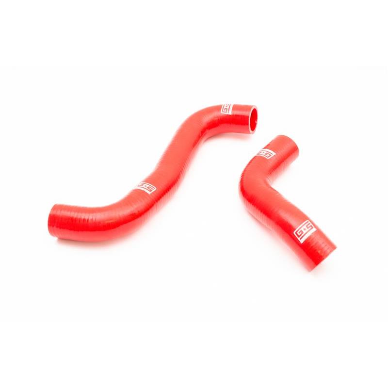 GrimmSpeed 08-14 Subaru WRX / 08-17 Subaru STi / 09-13 Subaru Forester XT Radiator Hose Kit - Red - T1 Motorsports