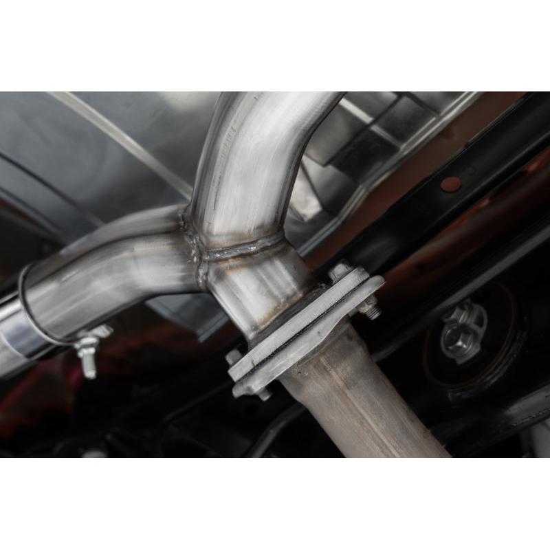 MBRP 2022 Subaru BRZ 2.4L/Toyota GR86 2.4L 2.5in Dual Split Rear Exit w/5in OD CF Tips - T304 - T1 Motorsports