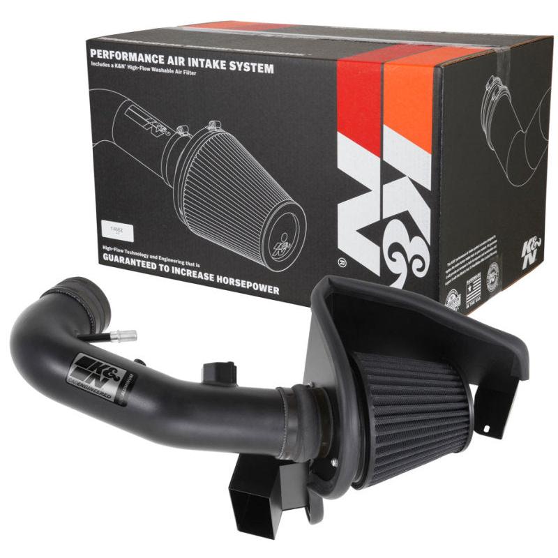 K&N 11-14 Ford Mustang GT 5.0L V8 Black Performance Intake Kit
