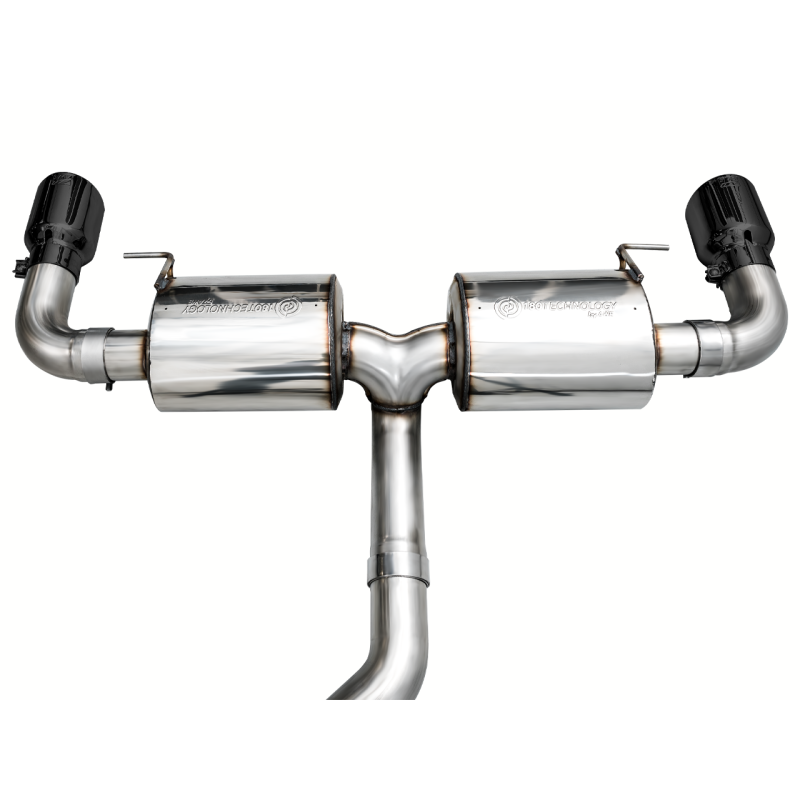 AWE 19-23 BMW 330i / 21-23 BMW 430i Base G2X Touring Axle Back Exhaust - Diamond Black