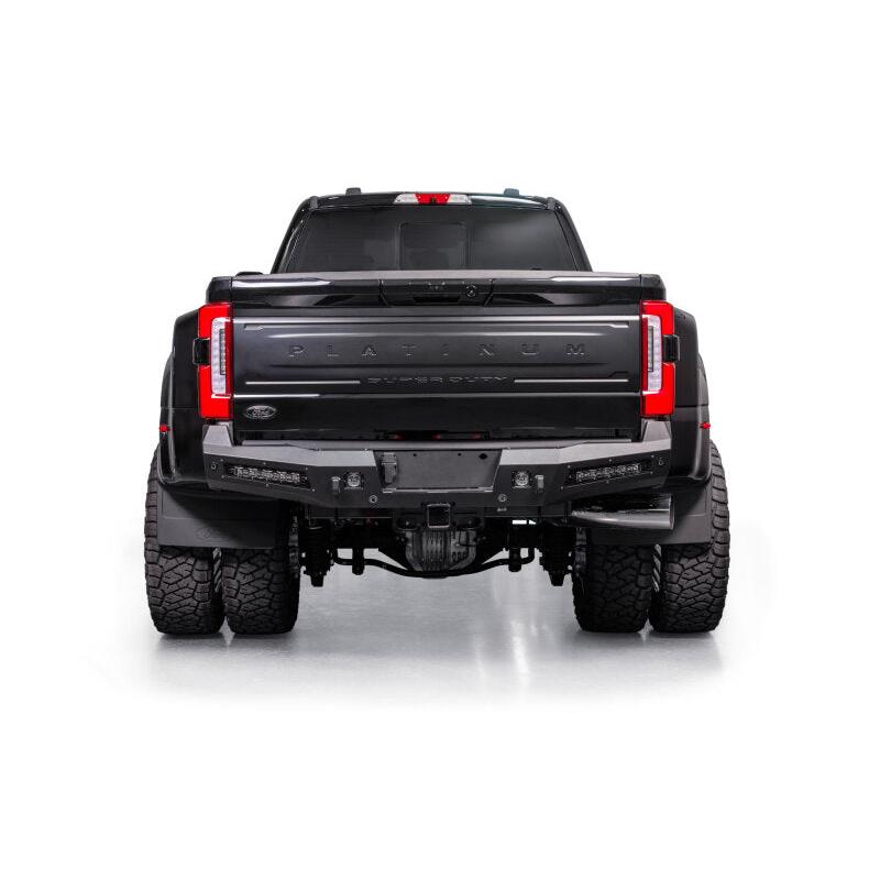Addictive Desert Designs 23-26 Ford F250/F350/F450 SD HoneyBadger Rear Bumper - Hammer Black