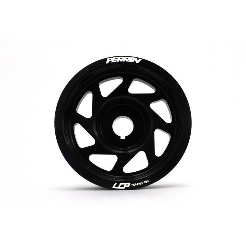 Perrin 93+ Impreza (WRX/STi) Crank Pulley - Black (w/AC)