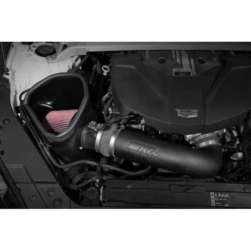 K&N 22-24 Cadillac CT5 6.2L V8 Performance Air Intake System