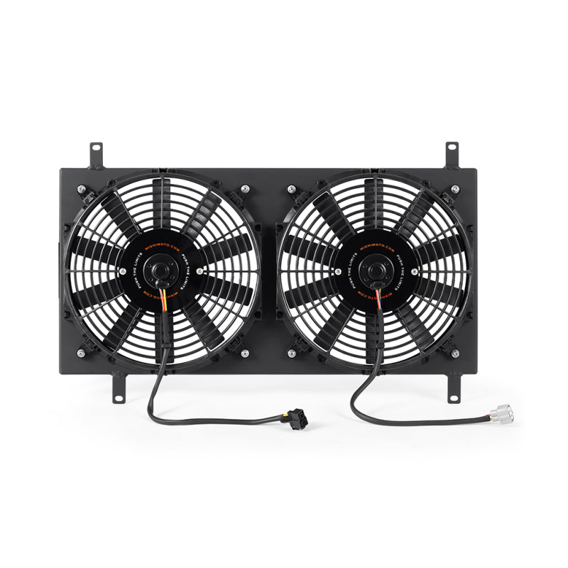 Mishimoto 90-97 Mazda Miata Aluminum Fan Shroud Kit - Black - T1 Motorsports