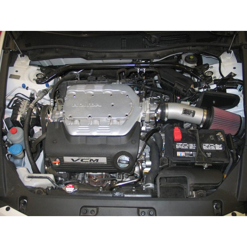 K&N 08 Honda Accord 3.5L-V6 Silver Typhoon Short Ram Intake