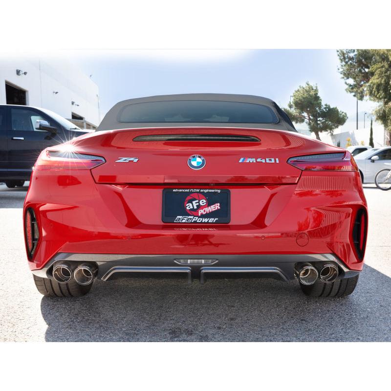 aFe 19-24 BMW Z4 M40i (G29) B58 Turbo MACH Force-Xp 3in to 2-1/2in SS CB Exhaust System - Carbon