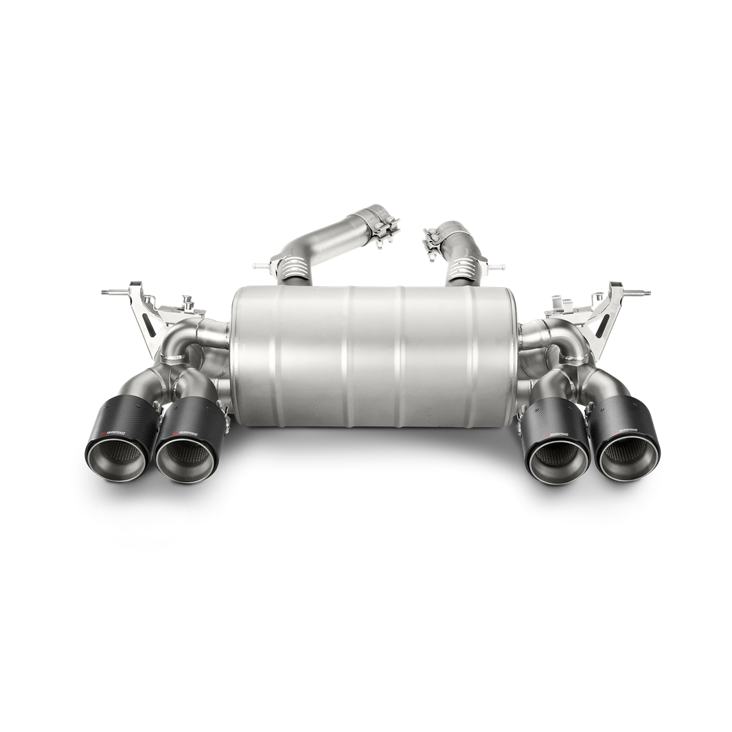 Akrapovič Slip-On Line Exhaust System (Titanium) w/o Tips - 2014-2020 BMW M3/M4 (F80/F82) - T1 Motorsports