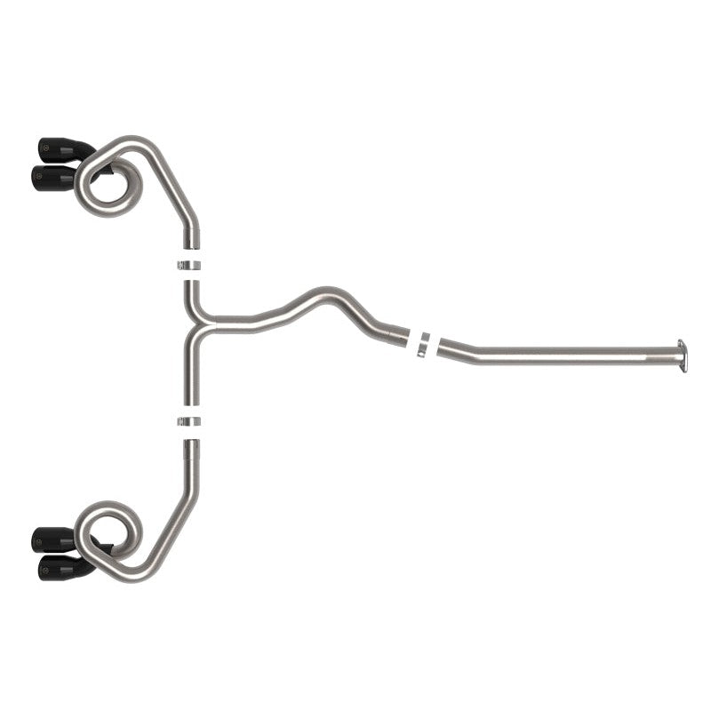 aFe POWER Takeda 3in to 2-1/2in 304 SS Cat-Back Exhaust w/ Black Tips 22-23 Subaru WRX H4-2.4L (t) - T1 Motorsports