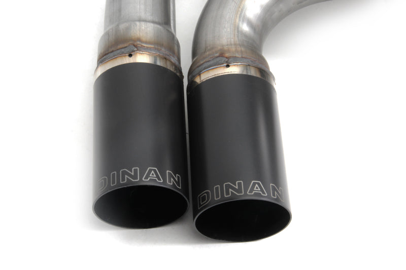 Dinan 17-21 BMW 230i (F22) Free Flow Axleback Exhaust System - Black Tips