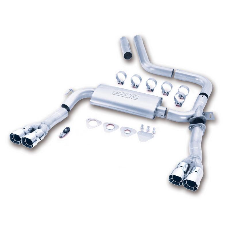 Borla Catback Exhaust Quad Tips - 1998-2001 CAMARO/TRANS AM 5.7L V8 AT/MT