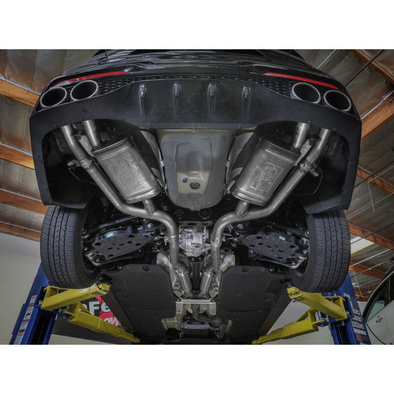 aFe 22-23 Kia Stinger L4-2.0L Gemini XV 3in to Dual 2-1/2in Cat-Back Exhaust System w/ Cut-Out