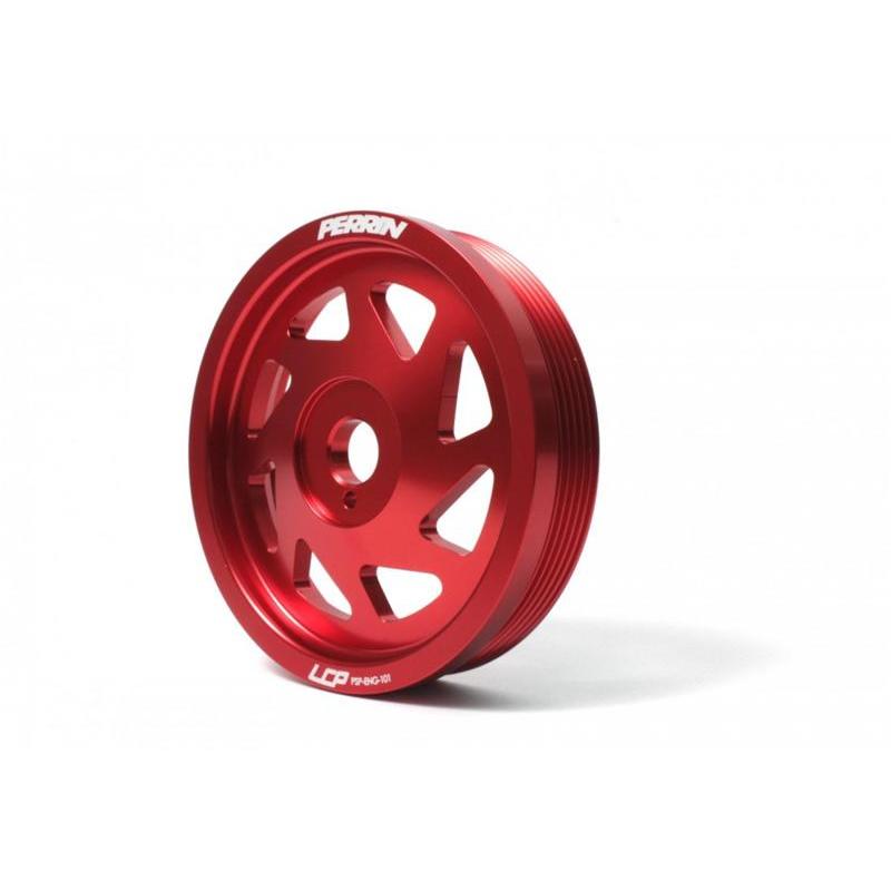 Perrin 93+ Impreza (WRX/STi) Crank Pulley - Black (w/AC)