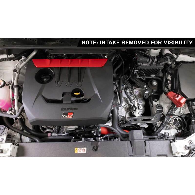 K&N 23-24 Toyota GR Corolla L3 1.6L Charge Pipe Kit - Wrinkle Red