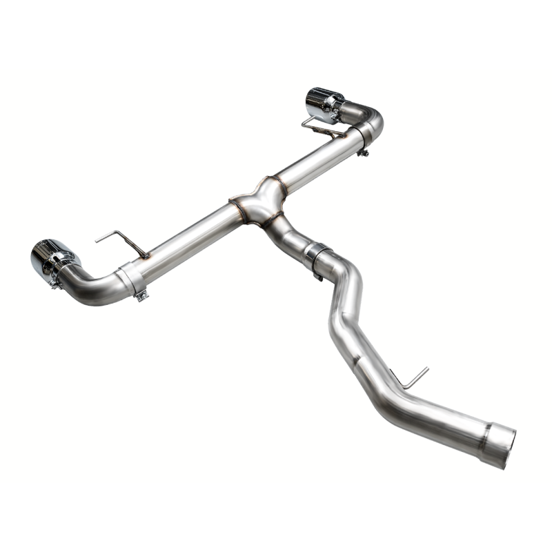 AWE 19-23 BMW 330i / 21-23 BMW 430i Base G2X Track Edition Axle Back Exhaust - Chrome Silver