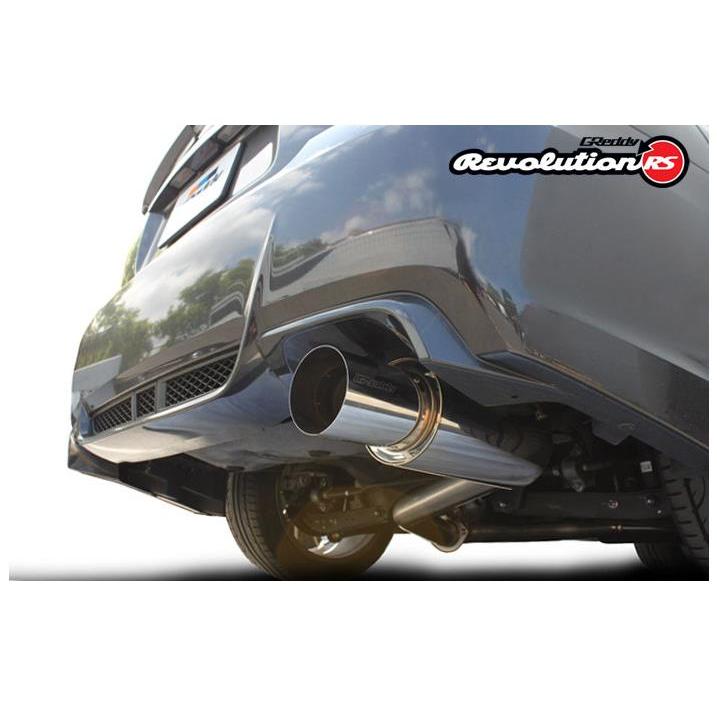 Greddy 11-14 Subaru WRX/STI (Sedan) 76mm Single Side Cat-Back Revolution RS Exhaust - T1 Motorsports