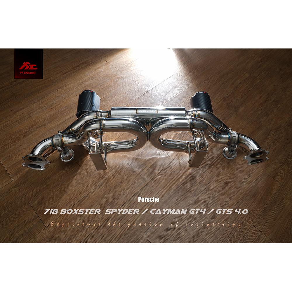 Fi Exhaust Full Exhaust System for 2020+ Porsche 718 Cayman GT4/Spyder