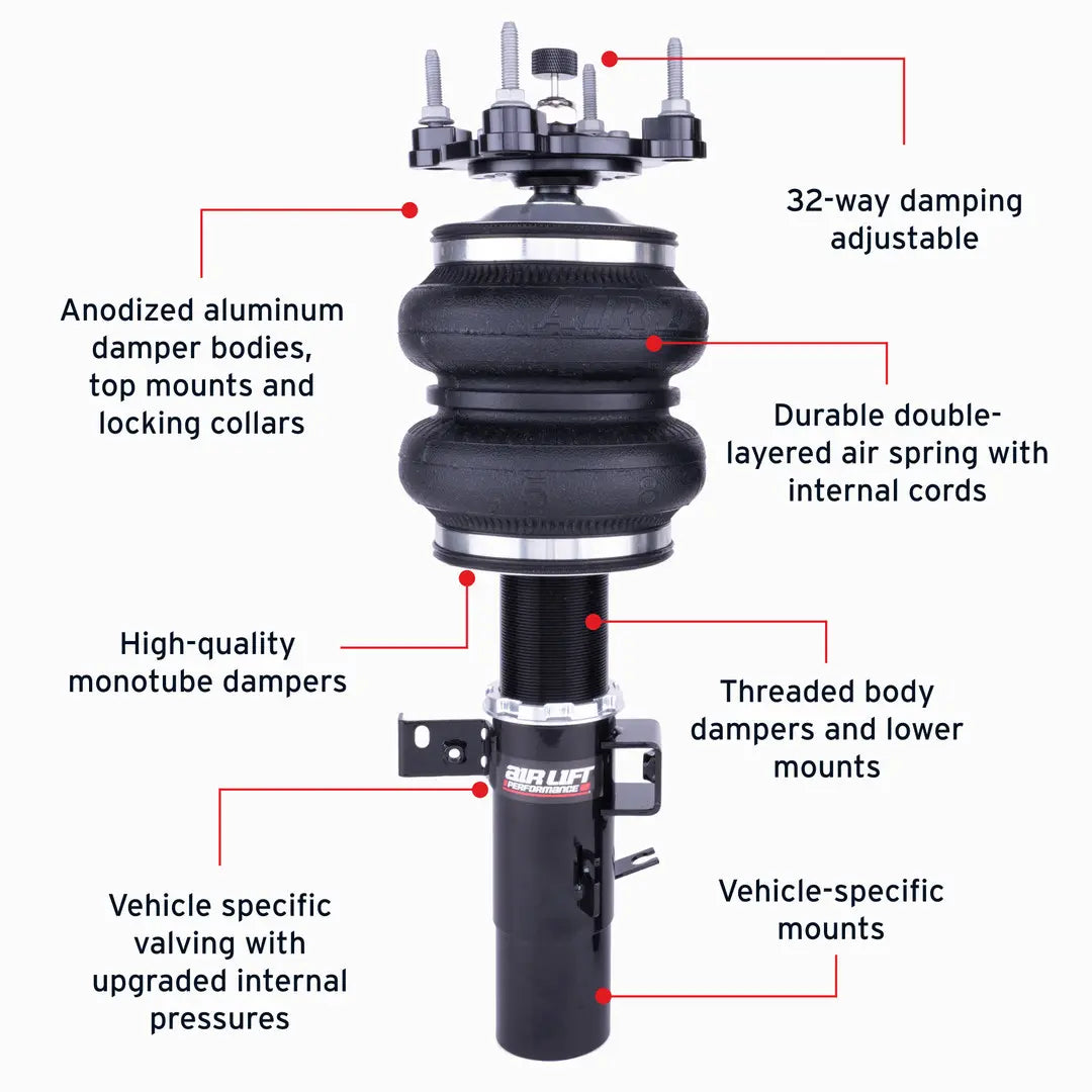 Air Lift Performance Air Suspension Rear Kit - 2020+ Toyota GR Supra / 2019+ BMW Z4 (G29)