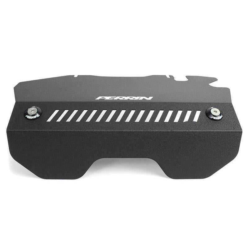 Perrin 15-16 Subaru WRX / STI Black Pulley Cover For FA DIT Engines