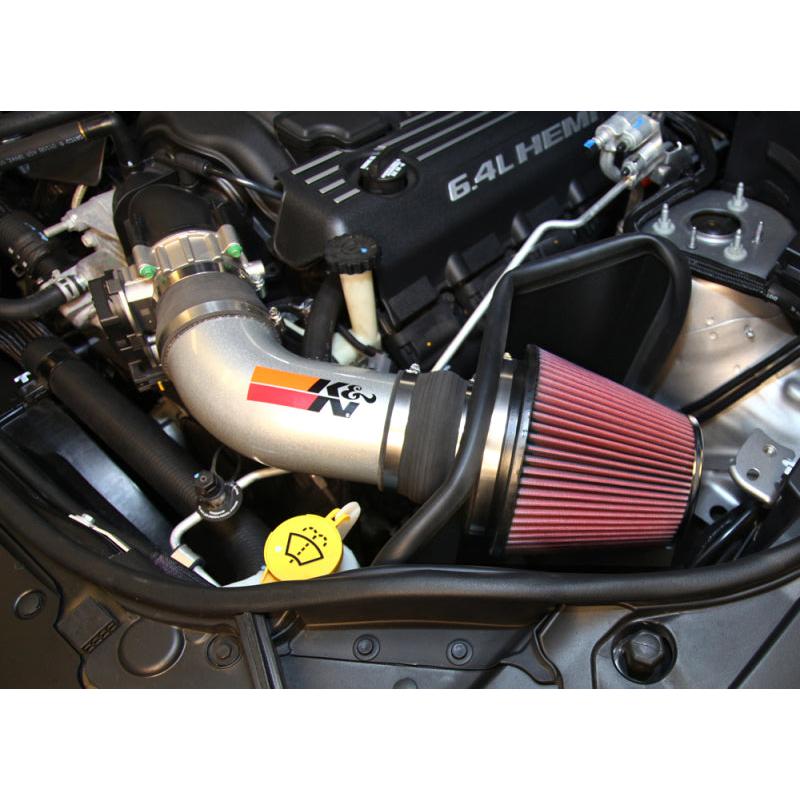 K&N 12-15 Jeep Grand Cherokee SRT 8 6.4L V8 High Flow Performance Intake Kit