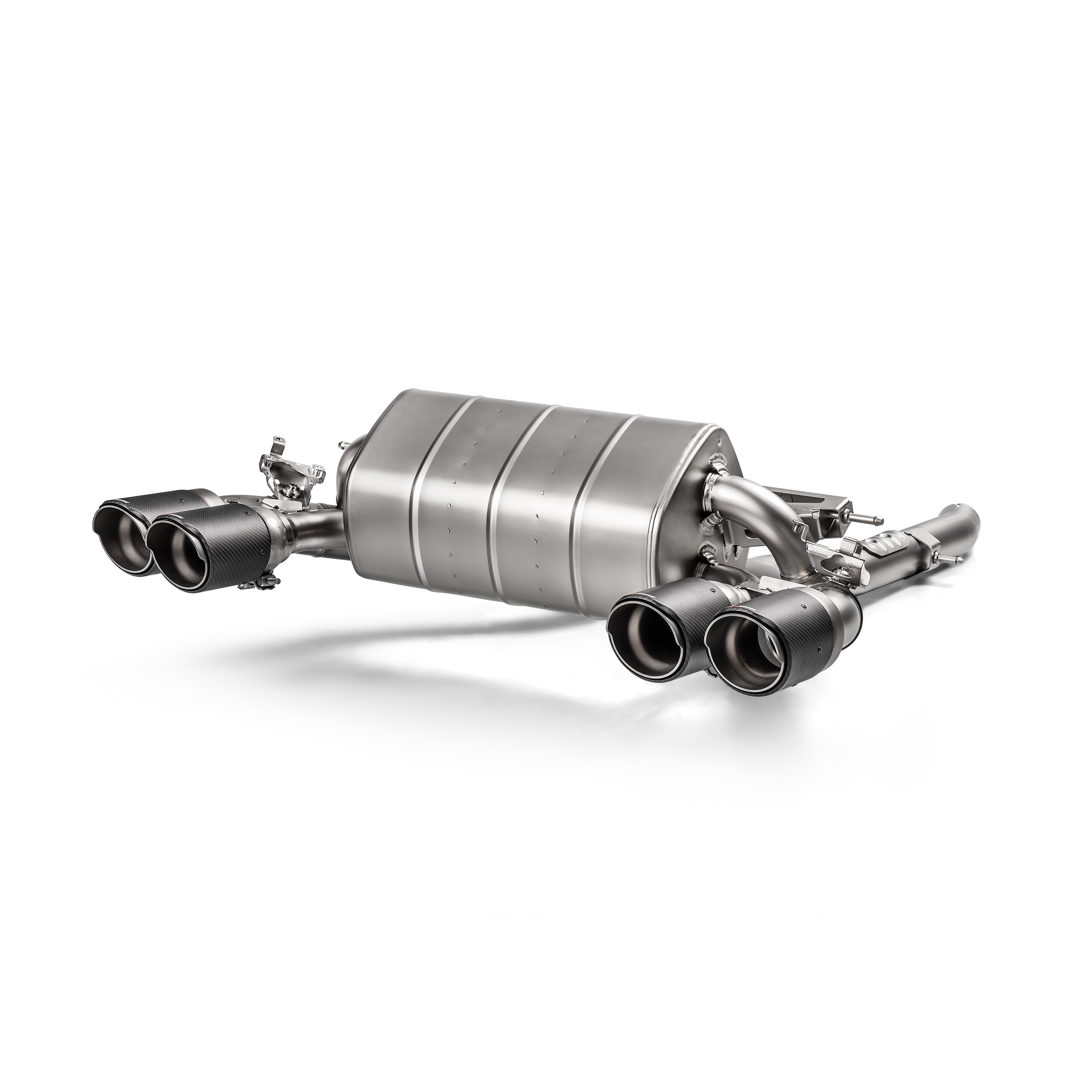 Akrapovič Slip-On Line Exhaust (Titanium) w/Carbon Tips - 2018+ BMW M2 Competition/M2 CS (F87N) - T1 Motorsports