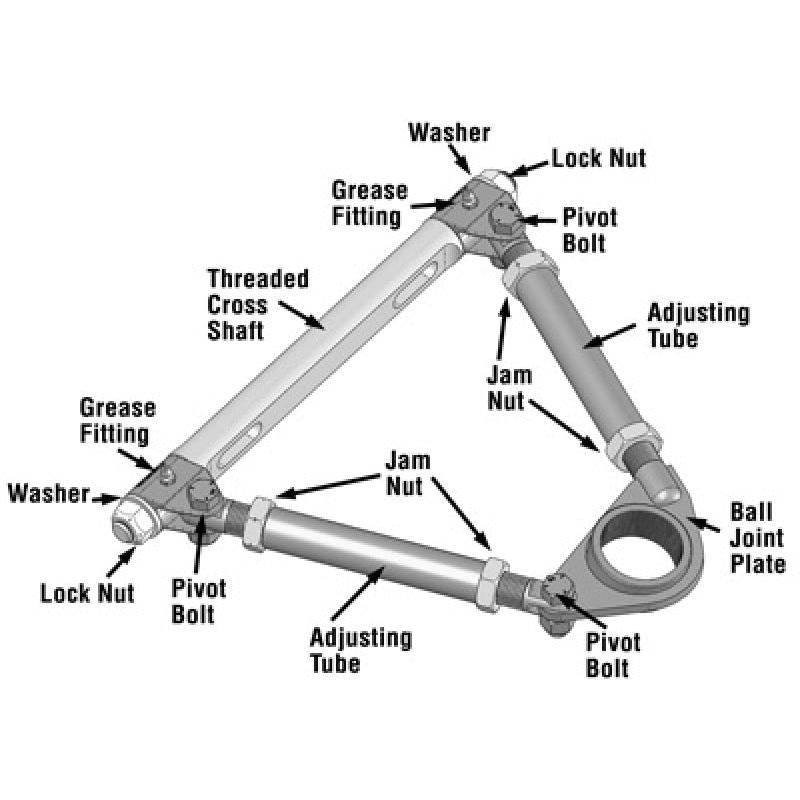 SPC Performance Pro Series Front Adjustable Upper Control Arm (Chrysler Thread-In 10deg) (Race Only)