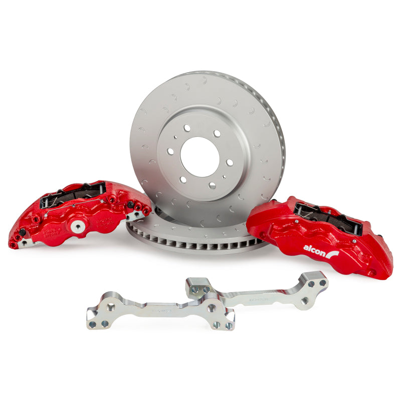Alcon 2021+ Ford F-150(except Raptor) 347x36mm Rotors 6-Piston Front Brake Kit - T1 Motorsports
