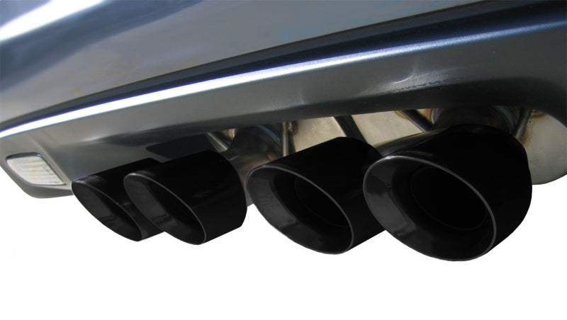 Corsa Sport Cat-Back Exhaust - Black Tips - 2006-2011 Chevrolet Corvette C6 Z06/ZR1
