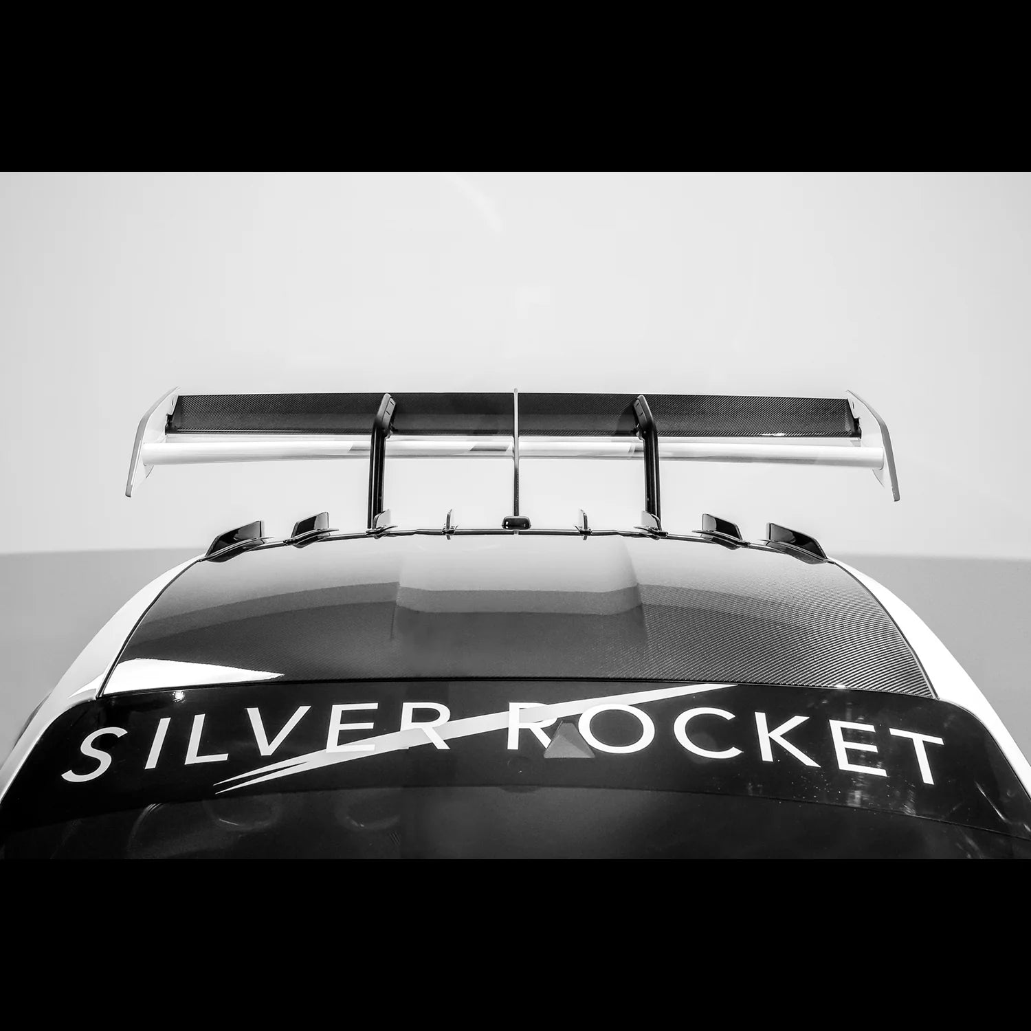 Silver Rocket SR EVO-X See-Through Shark Fin Complete Kit - 2022+ Porsche 992 GT3/GT3RS