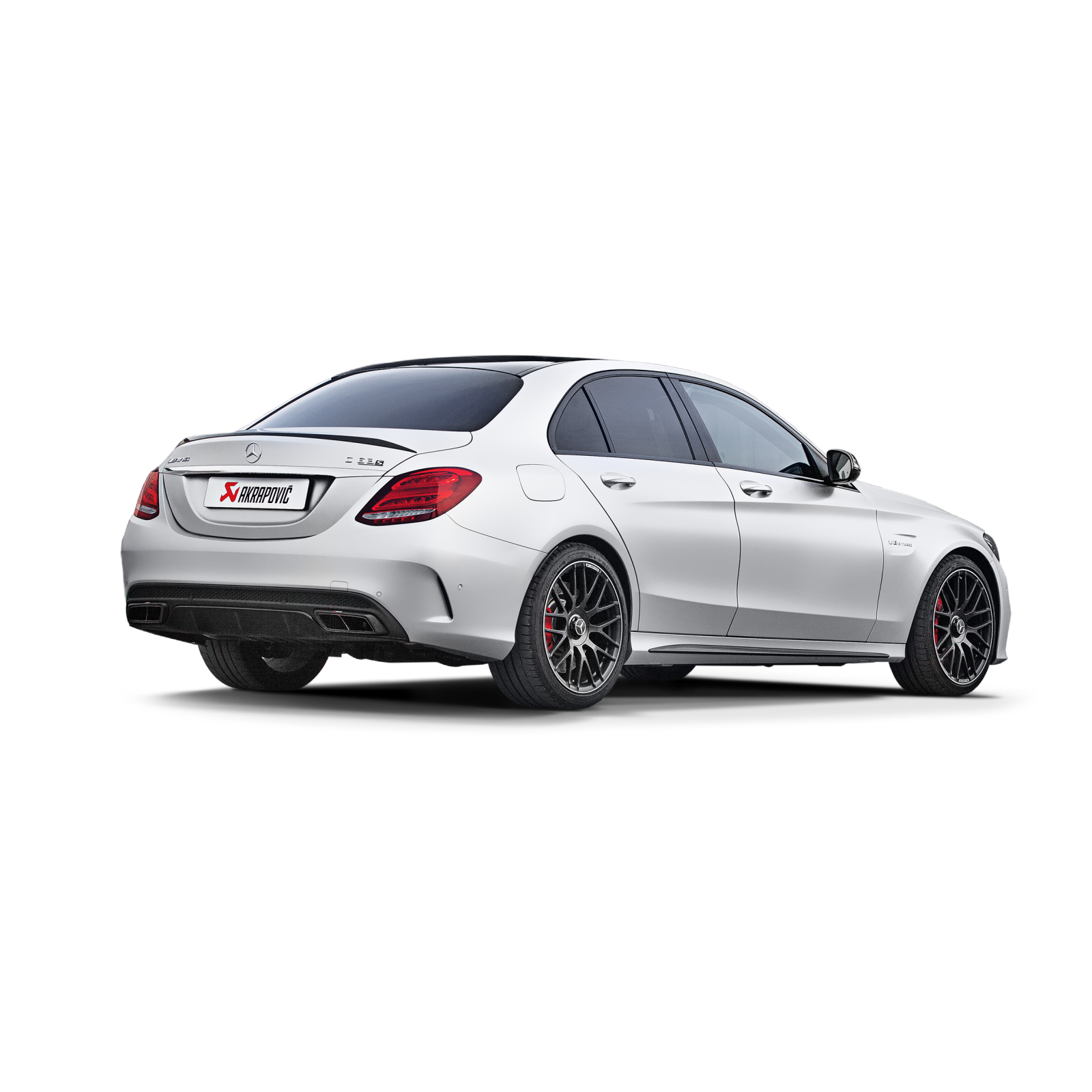 Akrapovič Evolution Line Catback Exhaust System (Titanium) w/Carbon Tips - 2015-2021 Mercedes-Benz C63 AMG Sedan - T1 Motorsports