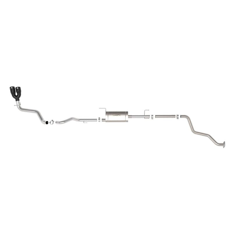 aFe 2024 Toyota Tacoma L4 2.4L Vulcan Series 2.5-3in 304 SS Steel Cat-Back Exhaust w/Black Tips