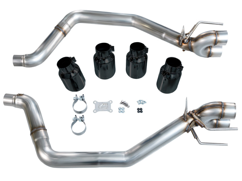 AWE Tuning 09-13 Chevrolet Corvette 6.2L Track Edition Axle-back Exhaust w/ Diamond Black Tips