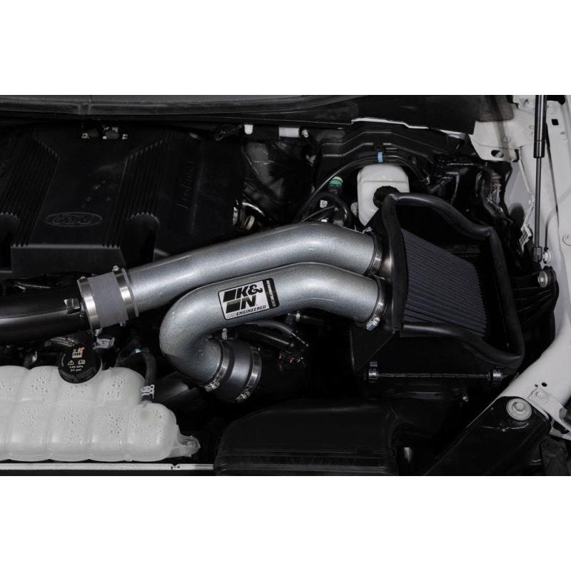 K&N 15-23 Ford F-150 (Incl. Raptor) 2.7L/3.5L V6 Performance Air Intake System - T1 Motorsports