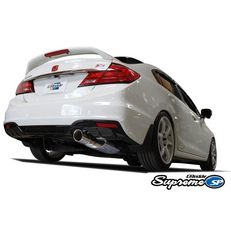 GReddy 12-15 Honda Civic Si Coupe 76mm Supreme SP Cat-Back Exhaust - T1 Motorsports