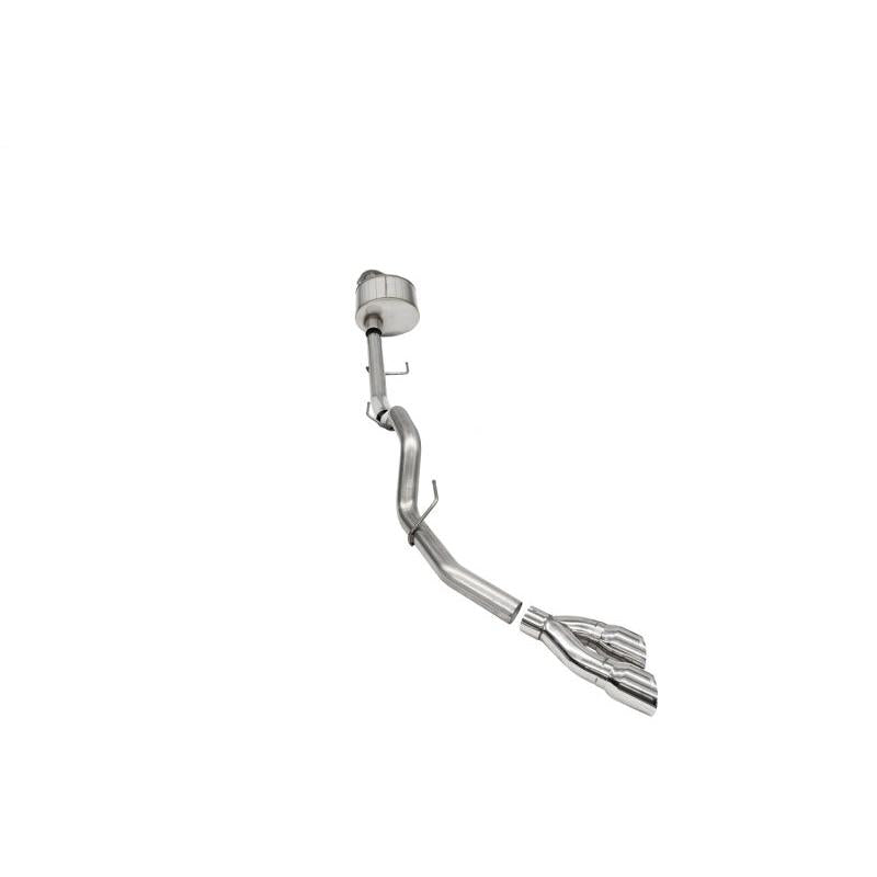 Corsa 2021-2022 Ford F-150 Regular Cab/6.5in Bed 5.0L V8 Xtreme Cat-Back Single Side Exit-Polished - T1 Motorsports