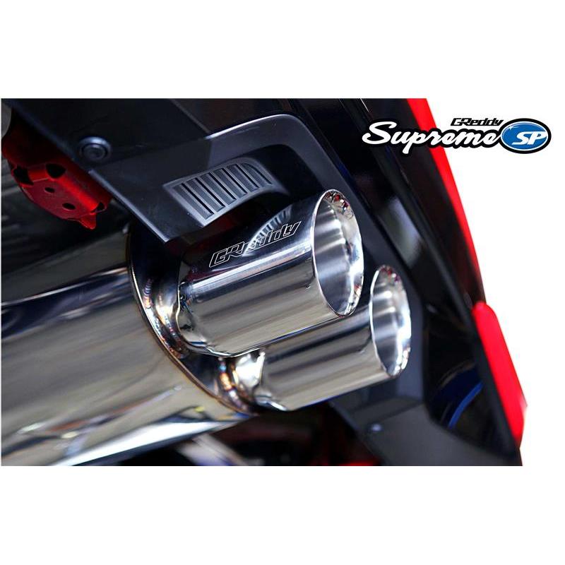 GReddy 2017+ Honda Civic Sport Hatchback 76mm Supreme SP Cat-Back Exhaust - T1 Motorsports