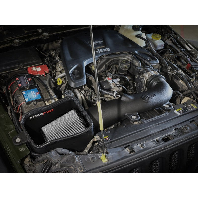 aFe Magnum FORCE Stage-2 Pro Dry S Cold Air Intake System Jeep Wrangler (JL) 18-23 V6-3.6L