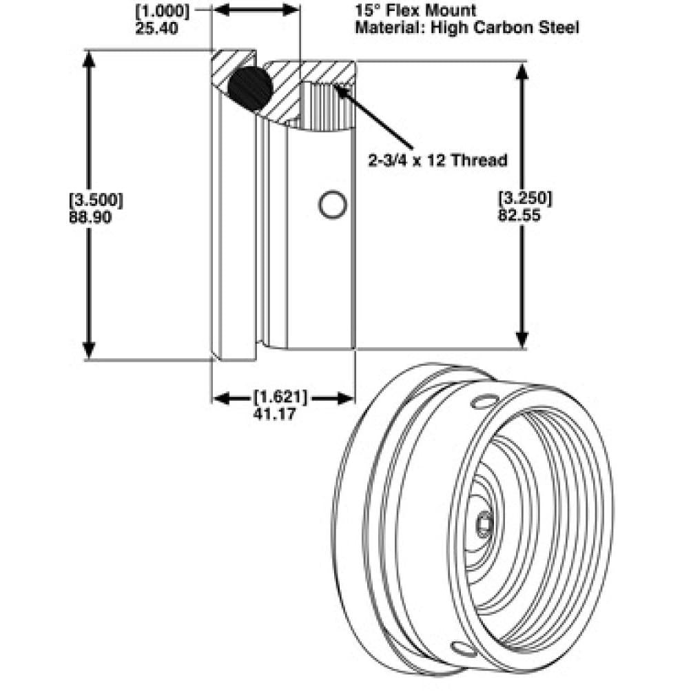 SPC Performance END MOUNT & ADAPTOR ASSY