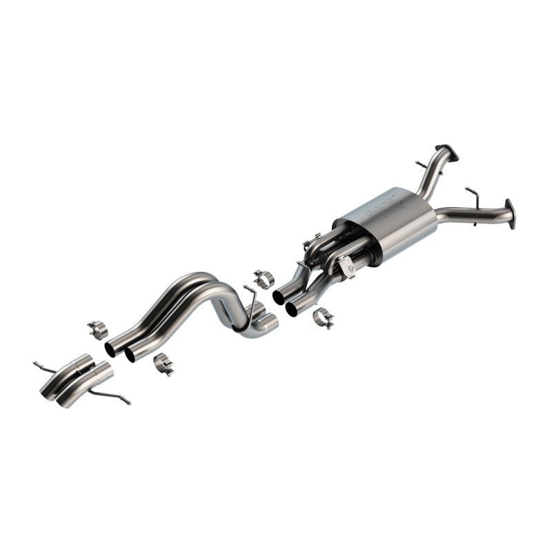 Borla 22-24 Ford Bronco Raptor V6 Turbo AT 2WD / 4WD ATAK Catback Exhaust w/ Turndown Tips - T1 Motorsports