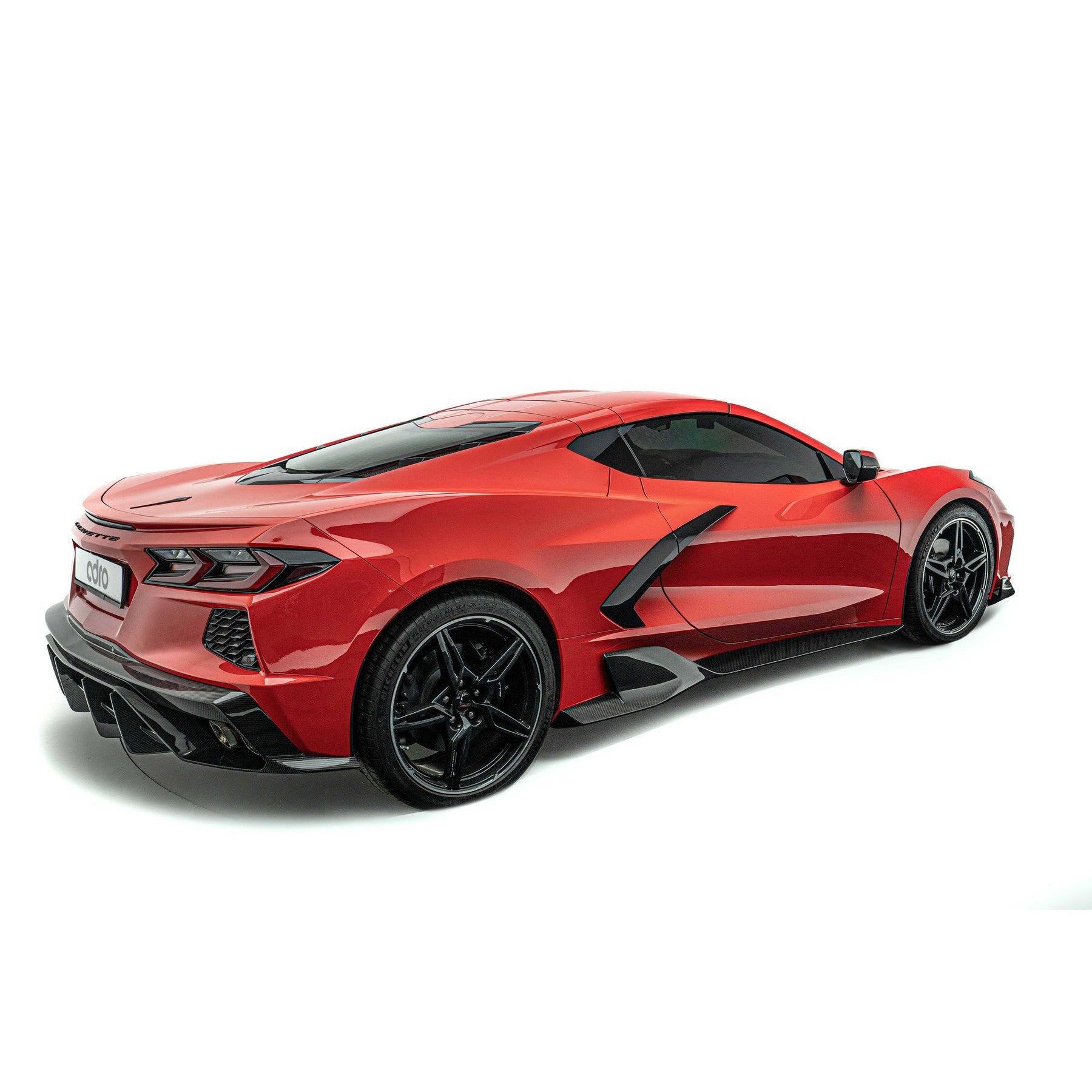 ADRO Chevrolet Corvette C8 Carbon Fiber Side Skirts