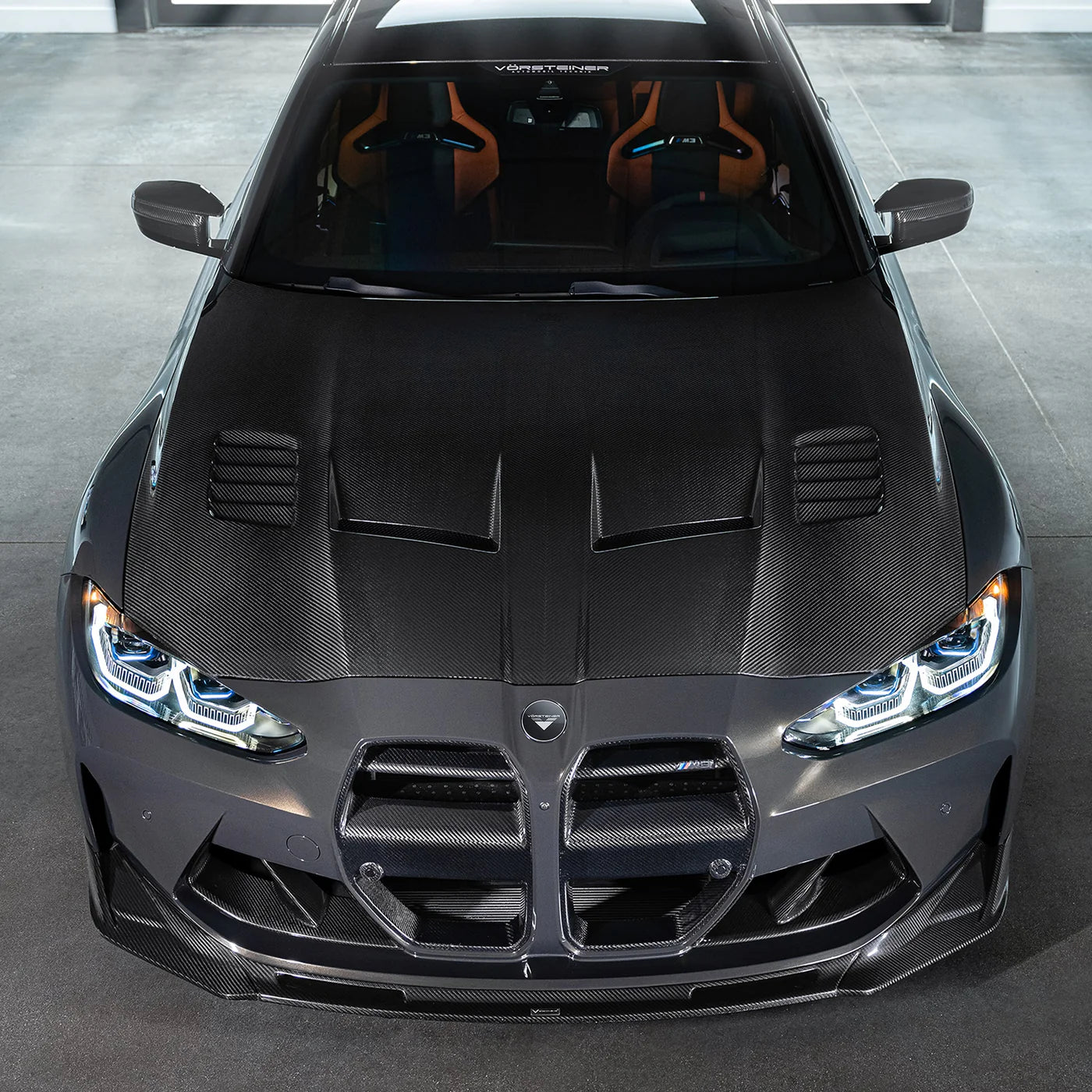 Vorsteiner Carbon Fiber V-Style Hood - 2021+ BMW G80 M3/G82 M4