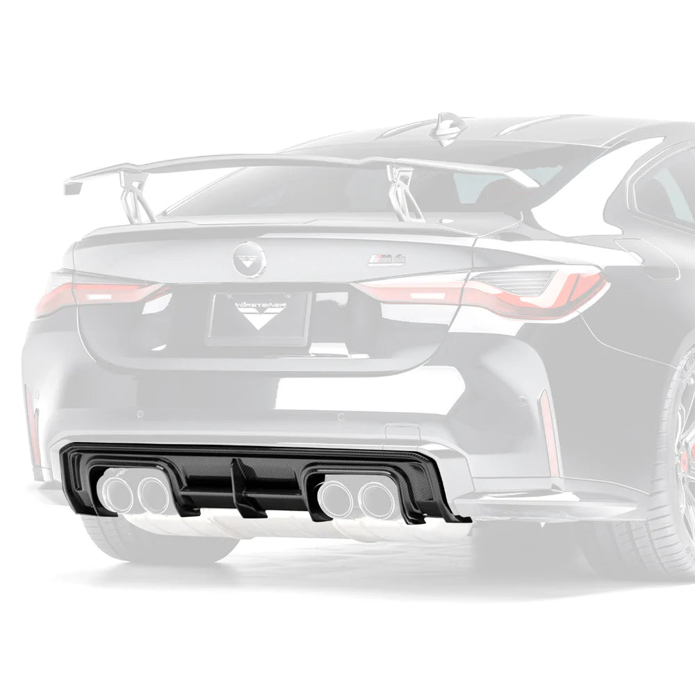 Vorsteiner Carbon Fiber V-Style Rear Diffuser - 2021+ BMW G82 M4