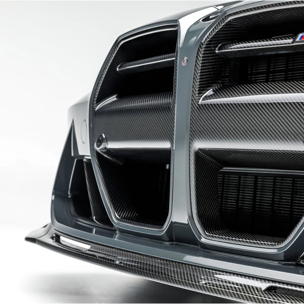 Vorsteiner Carbon Fiber V-Style Front Spoiler - 2021+ BMW G80 M3/G82 M4