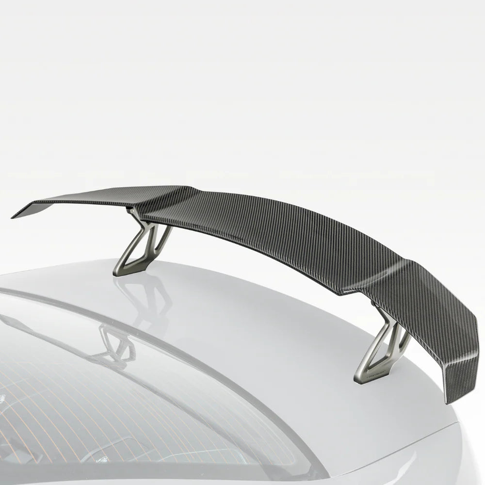 Vorsteiner Carbon Fiber V-Style Wing Blade with Aluminum Uprights - 2021+ BMW G8X M2/M3/M4