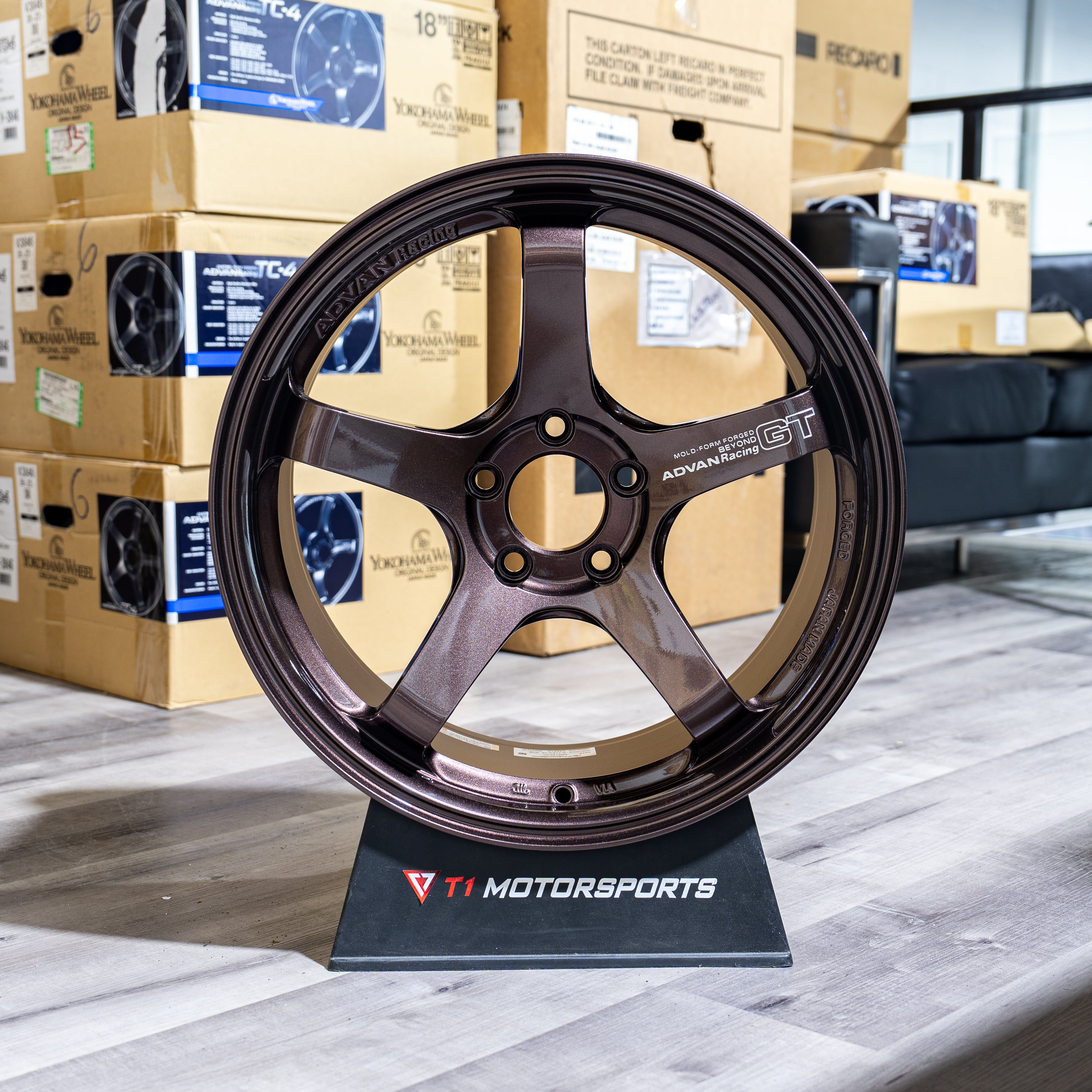 Yokohama Wheel ADVAN Racing GT BEYOND - 18x9.5 / 5x100 / +45 - Racing Copper Bronze (FRS/BRZ/GR86)