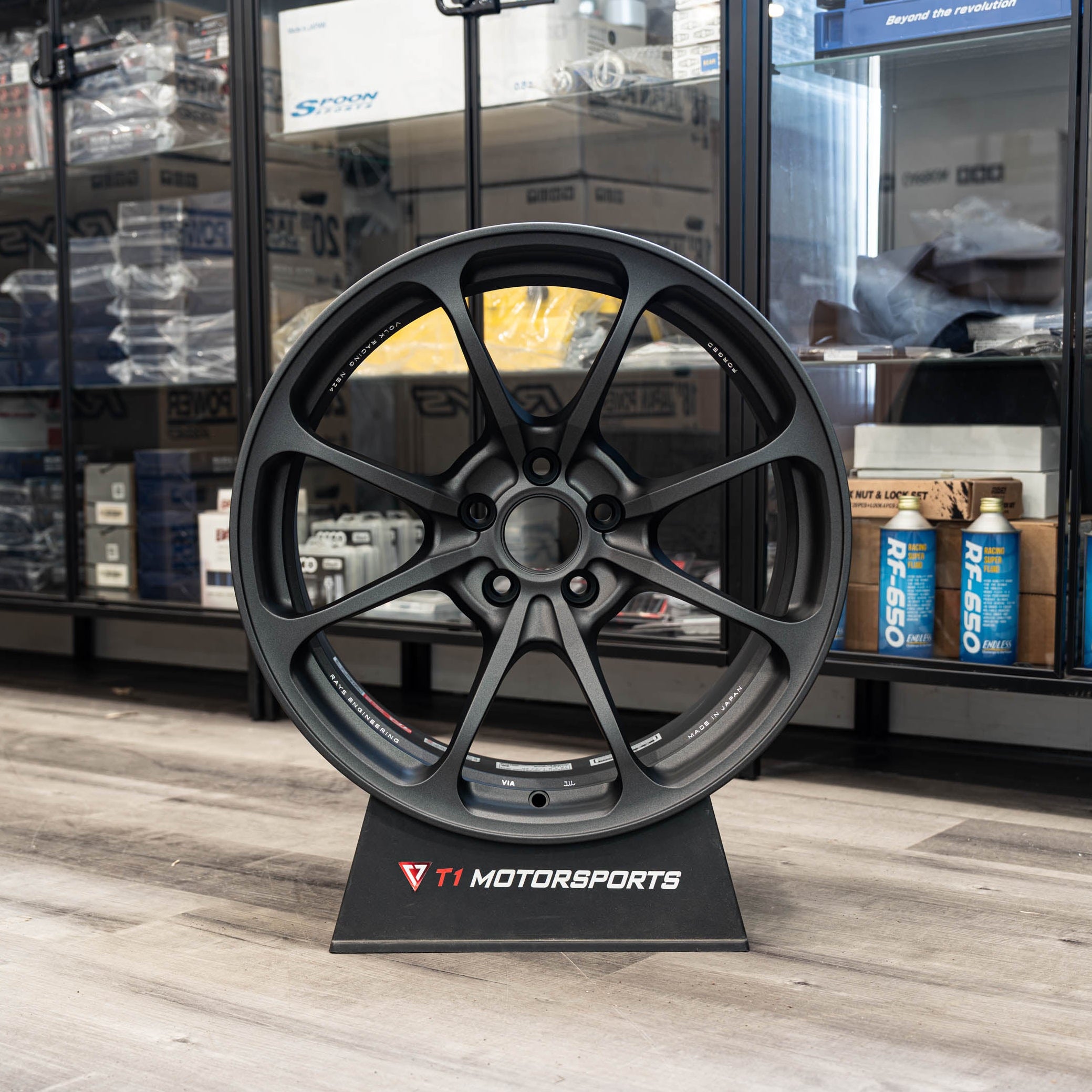 RAYS Volk Racing NE24 - 18x9.5 +20 & 18x10.5 +30 / 5x112 - Matte Gunblack (MT)
